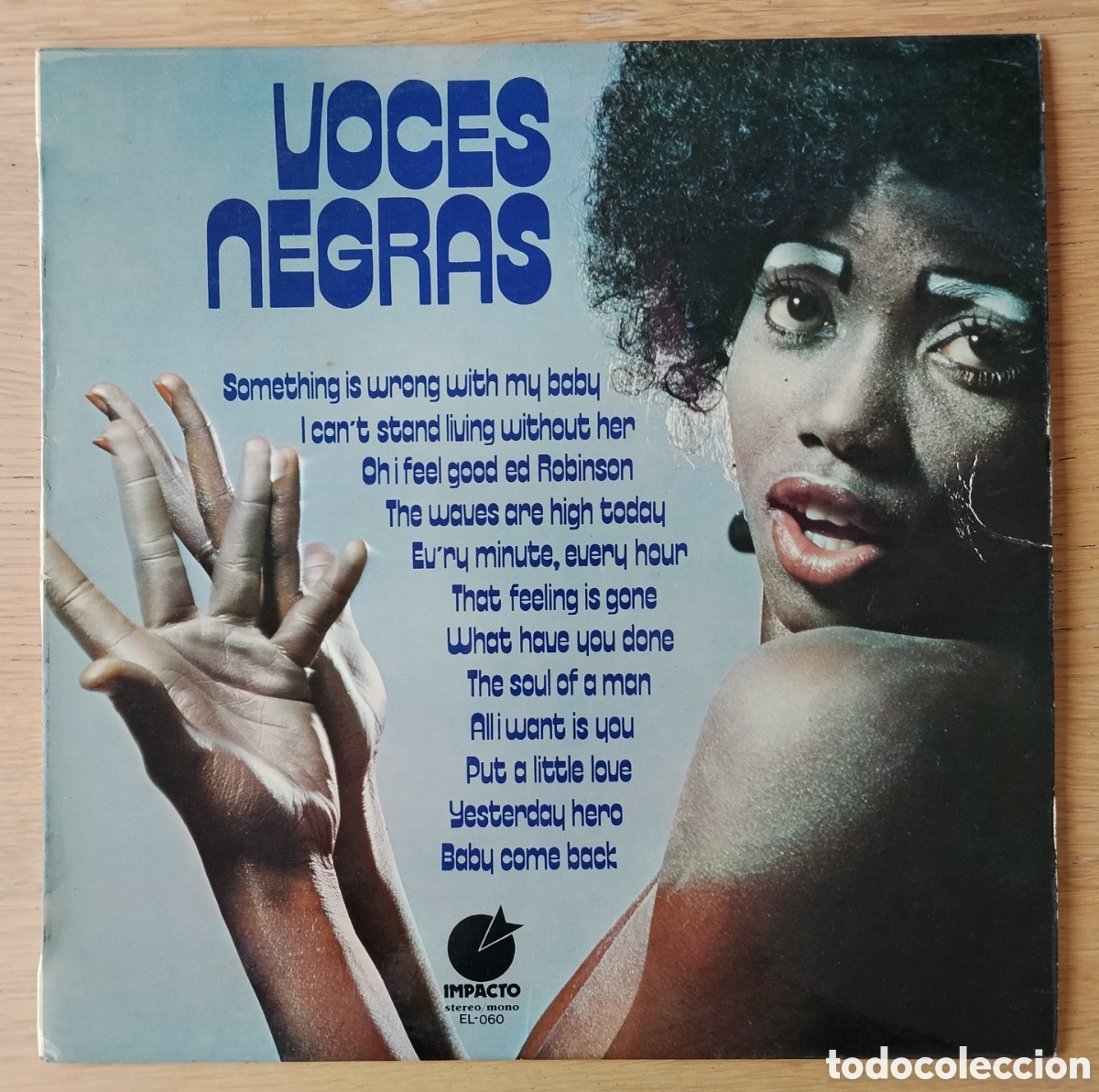 Discos de vinilo: V/A: &rdquo;VOCES NEGRAS&rdquo; LP VINILO 1974- SOUL