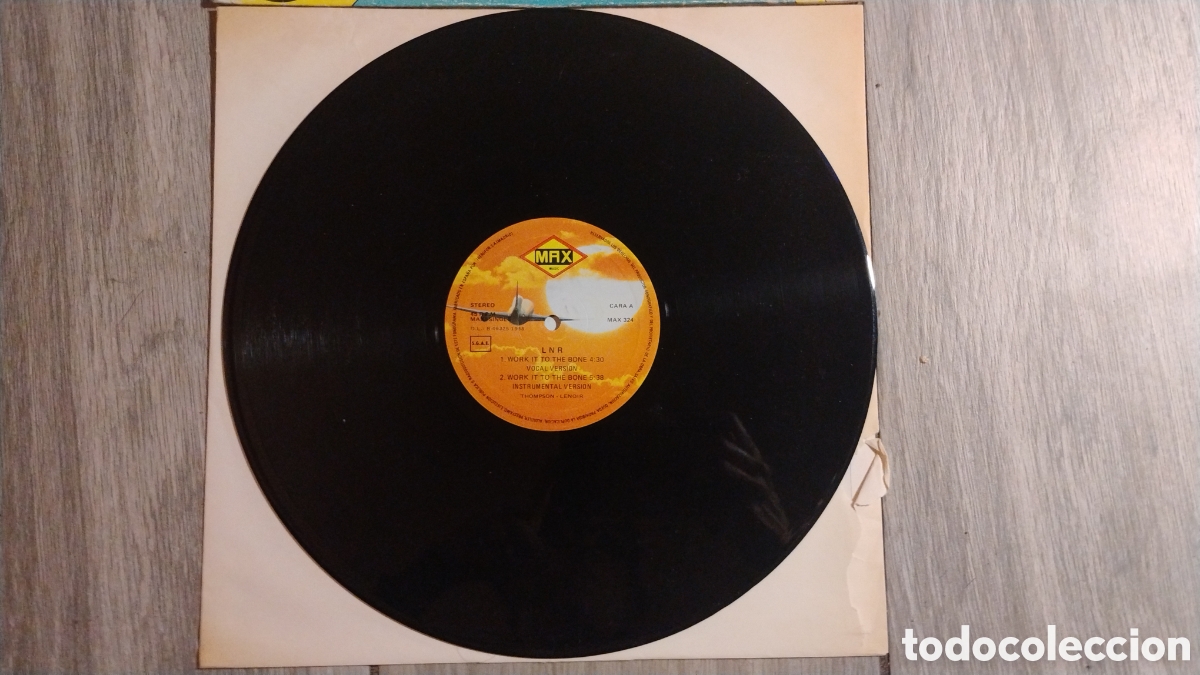 Discos de vinilo: LNR-WORK IT TI THE BONE-MAXI-MAX MUSIC/SPAIN-IB - Foto 3