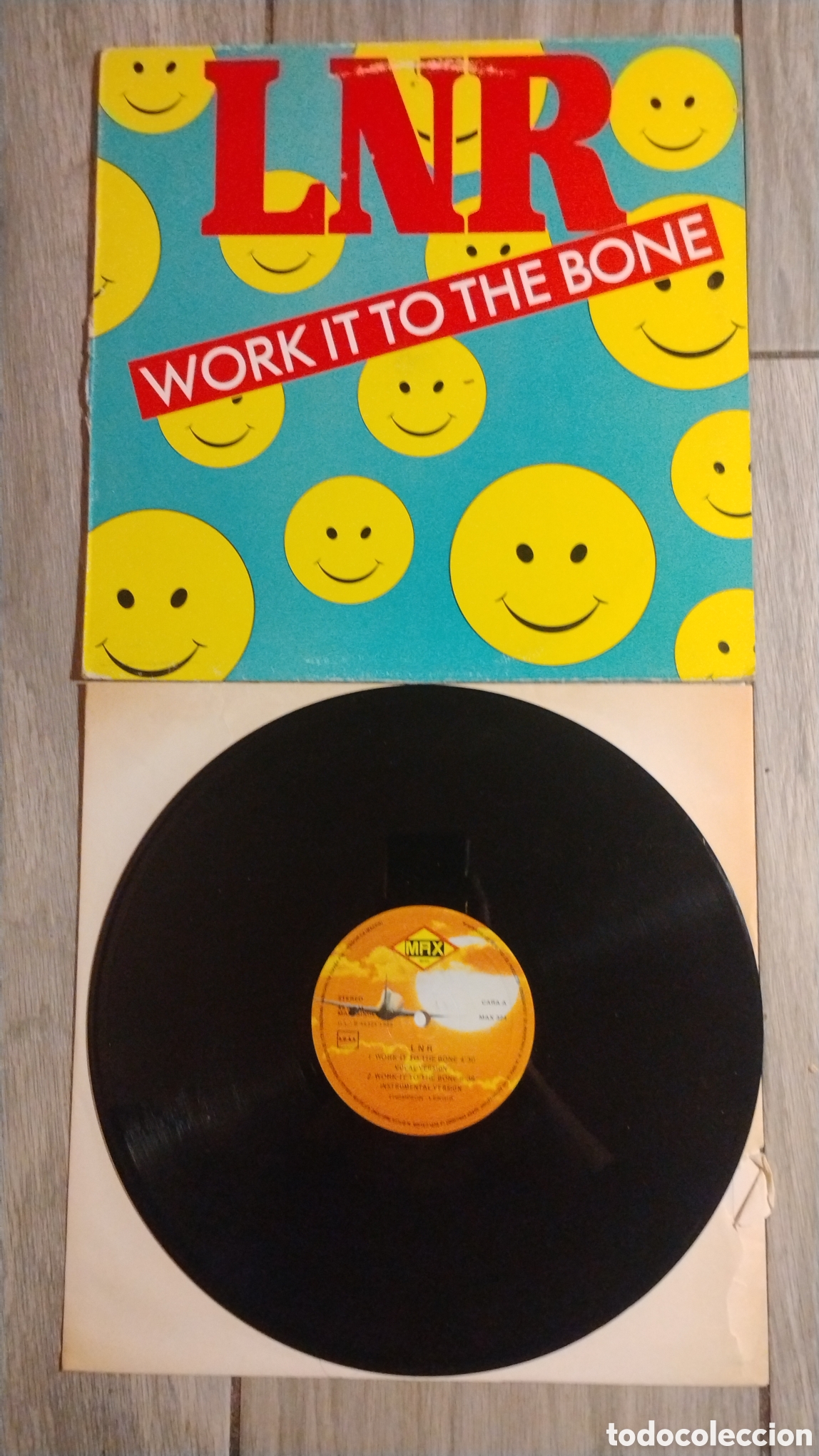 Discos de vinilo: LNR-WORK IT TI THE BONE-MAXI-MAX MUSIC/SPAIN-IB - Foto 2