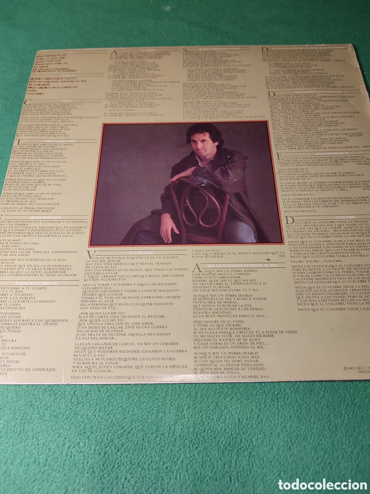Discos de vinilo: V&iacute;ctor Manuel - Grandes exitos edici&oacute;n 1982 - Foto 2