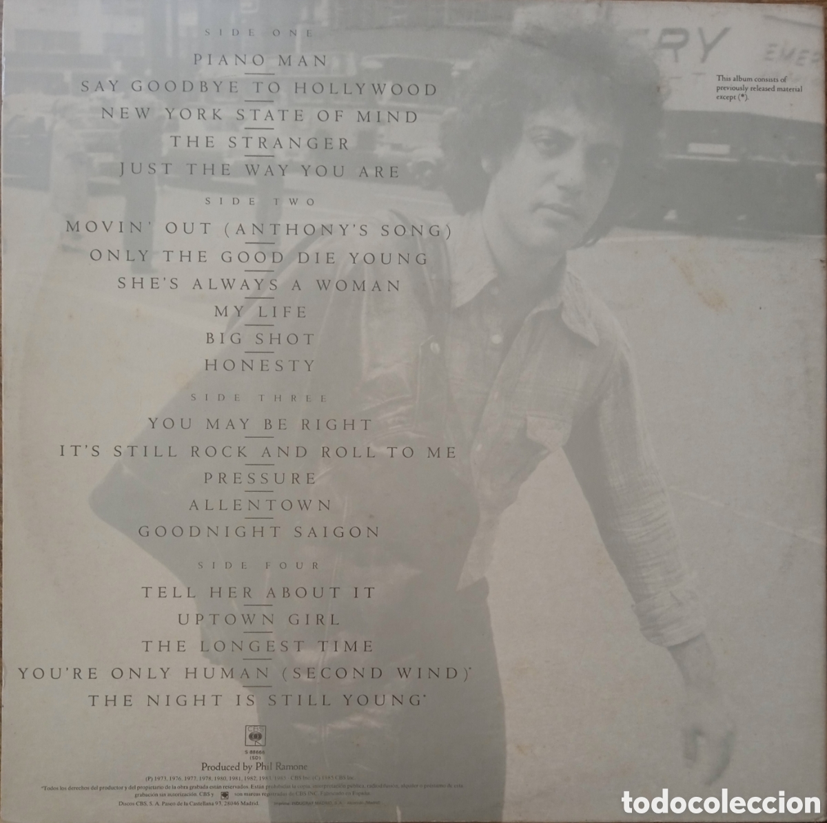 Discos de vinilo: Disco de vinilo Billy Joel - Foto 2