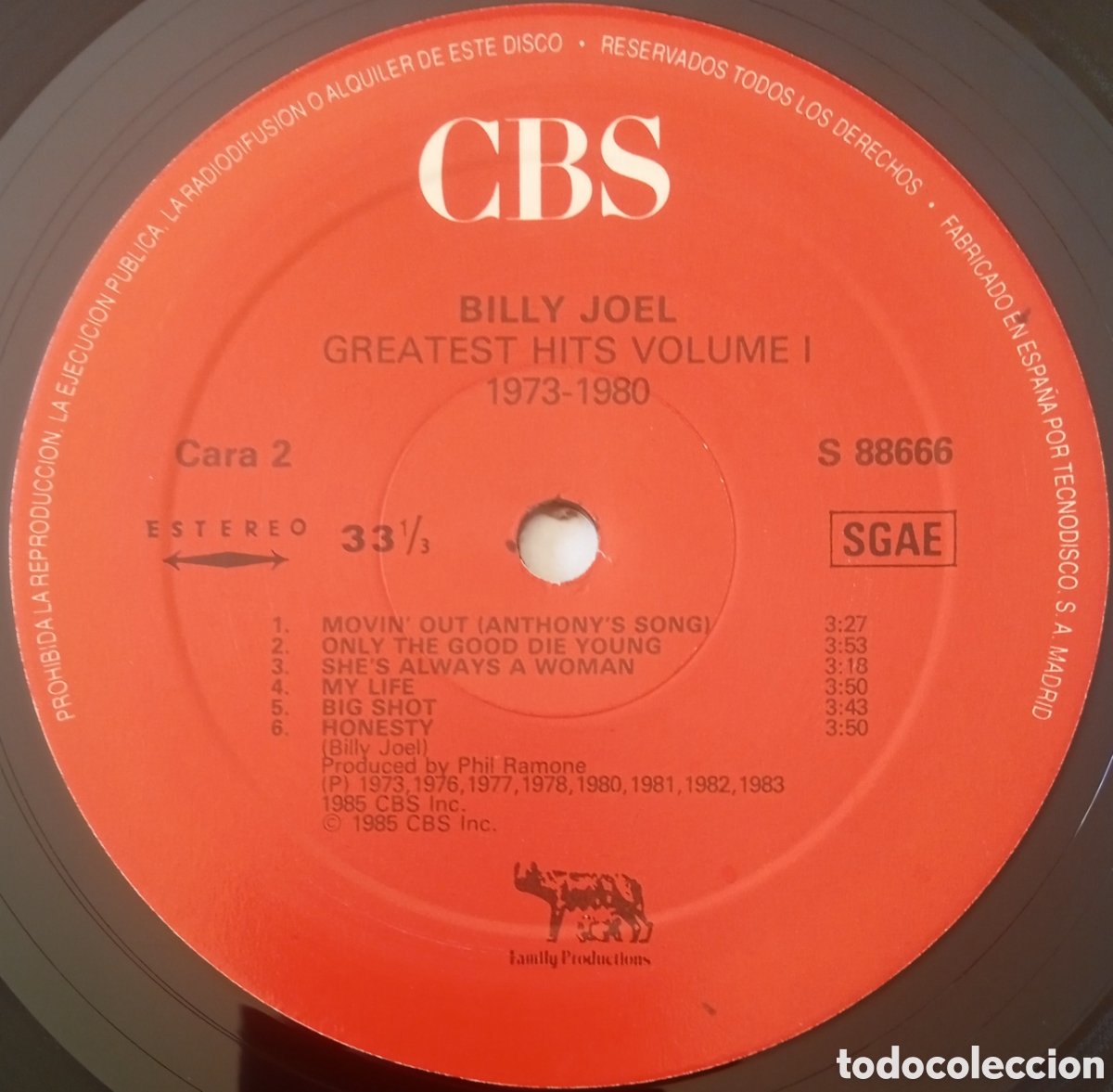 Discos de vinilo: Disco de vinilo Billy Joel - Foto 5