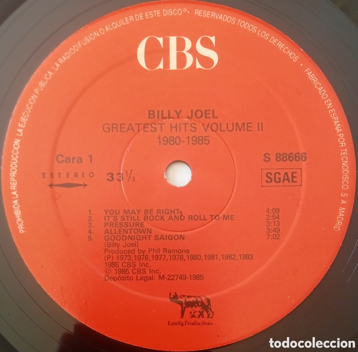 Discos de vinilo: Disco de vinilo Billy Joel - Foto 6