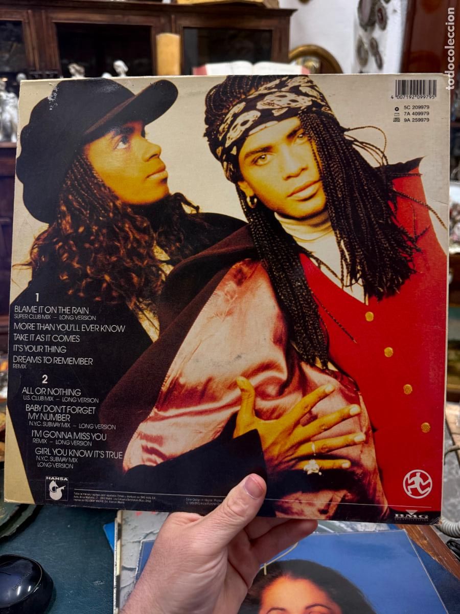 Discos de vinilo: LP MILLI VANILLI - ALL OR NOTHING - Foto 2