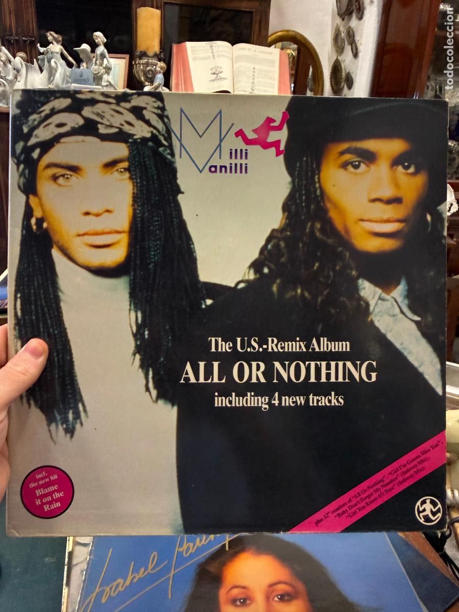 Discos de vinilo: LP MILLI VANILLI - ALL OR NOTHING
