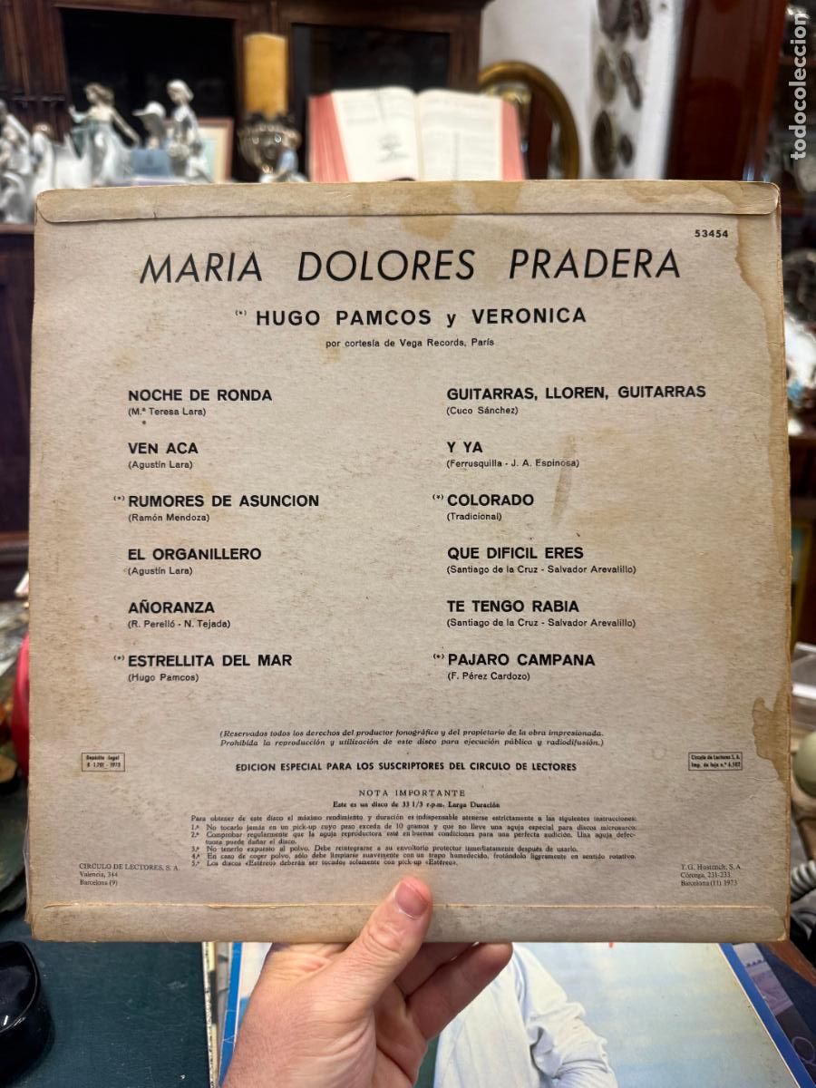 Discos de vinilo: LP MARIA DOLORES PRADERA - Foto 2