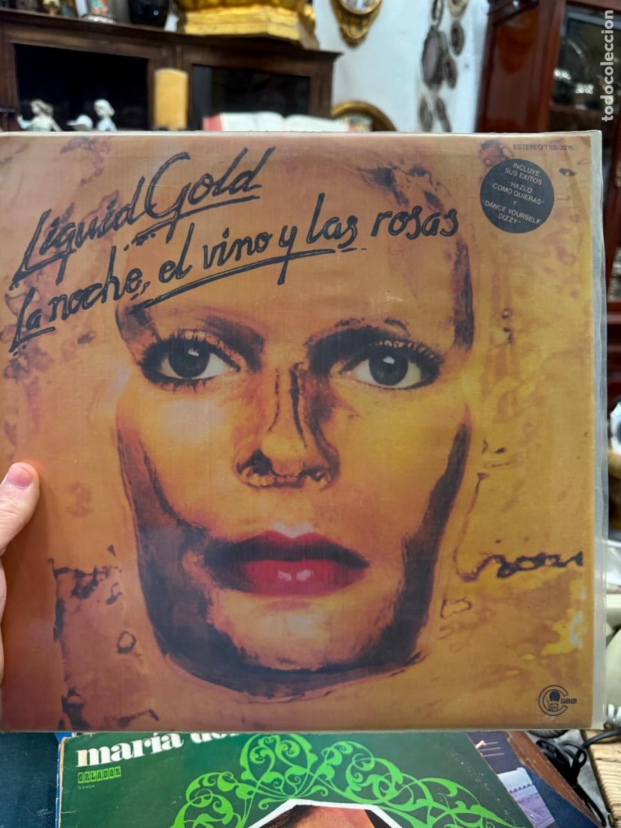 Discos de vinilo: LP LIQUID GOLD - LA NOCHE, EL VINO Y LAS ROSAS
