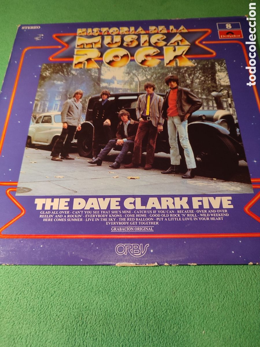 Discos de vinilo: The Dave Clark Five - Historia de la m&uacute;sica 8