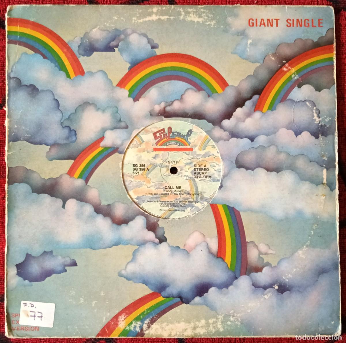 Discos de vinilo: SKYY ** Call Me ** MAXI SINGLE VINILO 1981 USA