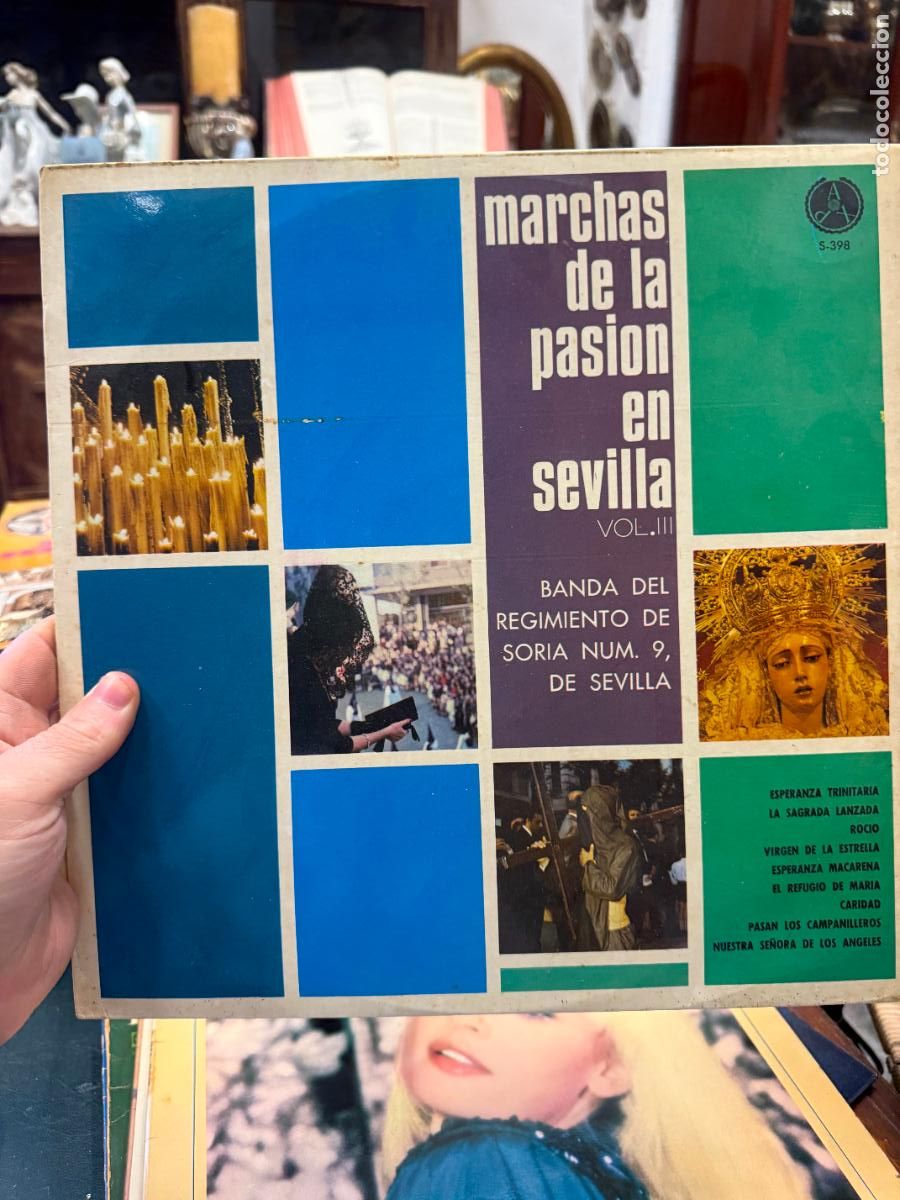 Discos de vinilo: LP MARCHAS DE LA PASION EN SEVILLA VOL. III - SEMANA SANTA - BANDA DE SORIA 9