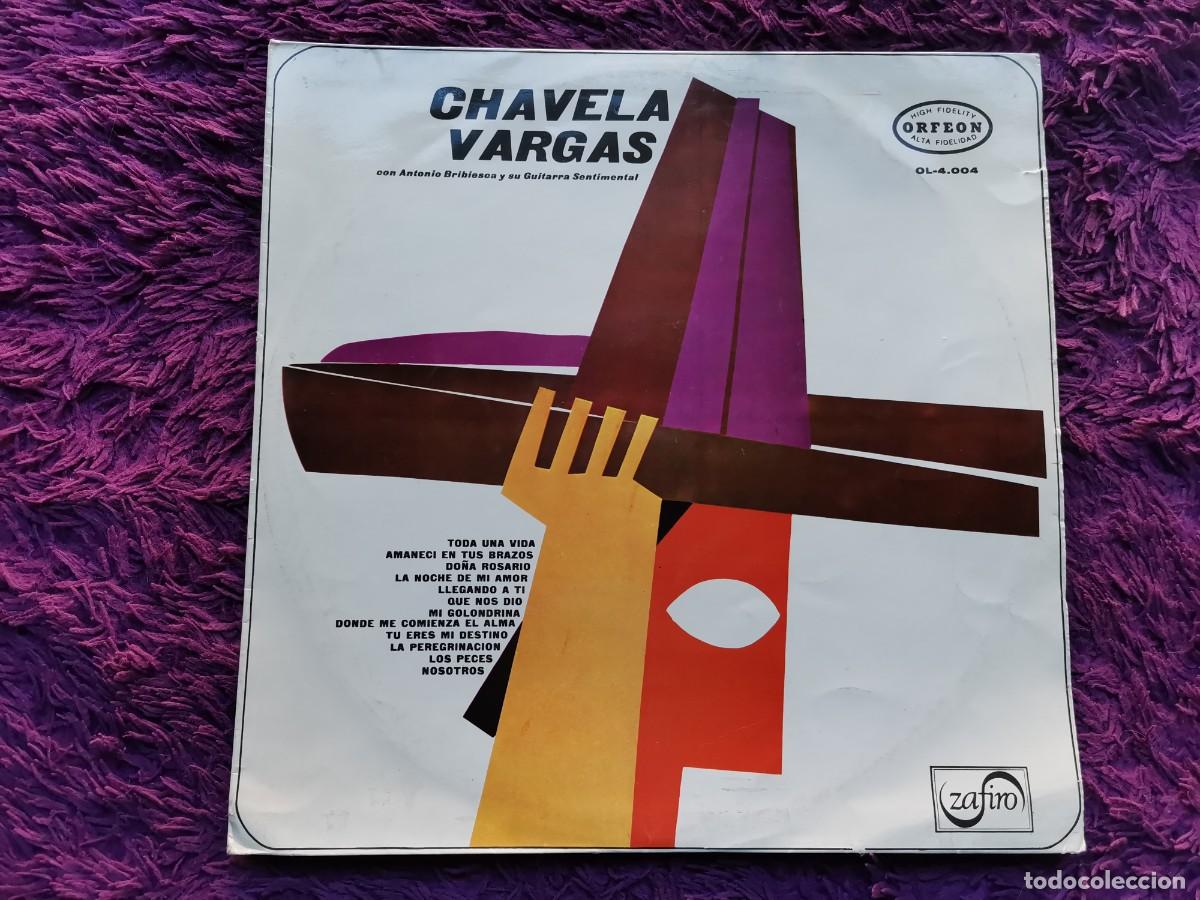 Discos de vinilo: Chavela Vargas &ndash; Chavela Vargas Vinilo LP 1966 Spain OL-4004
