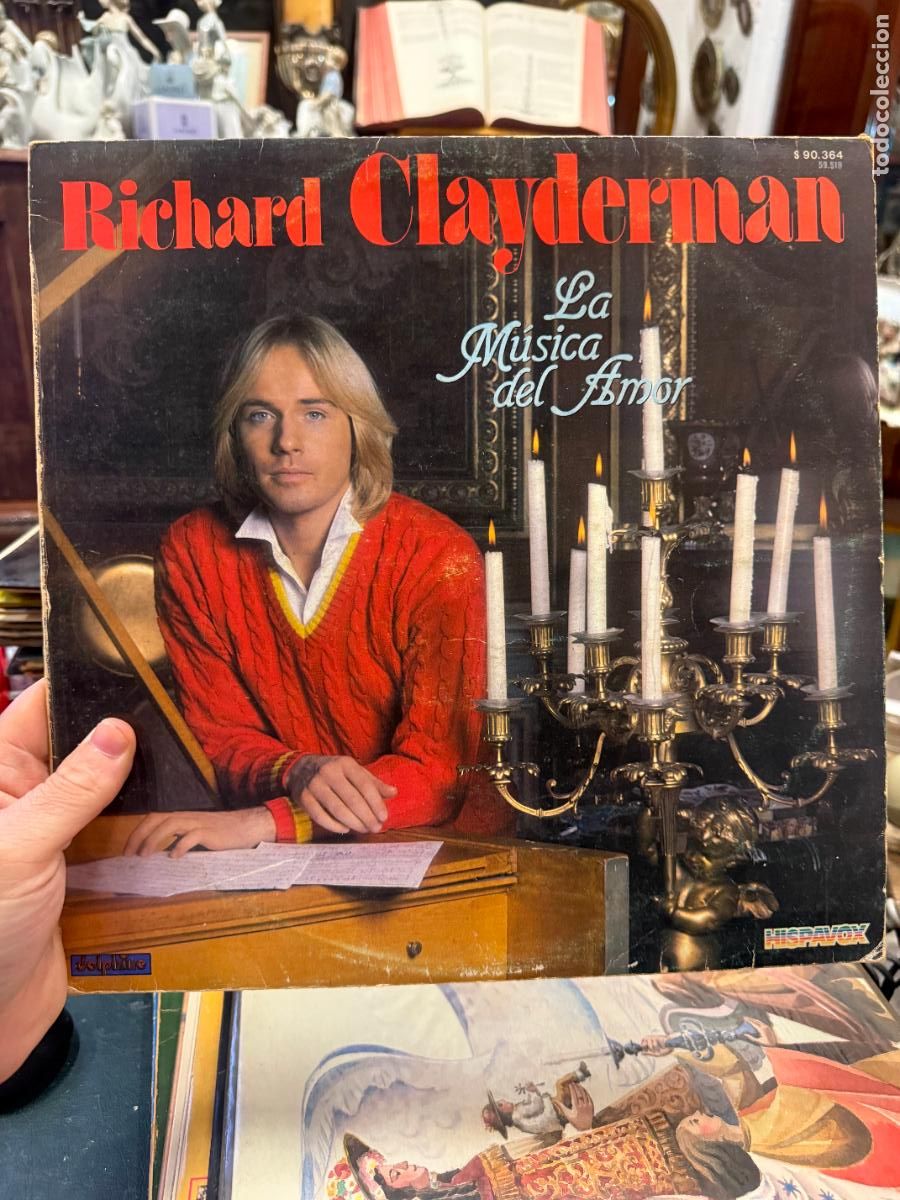 Discos de vinilo: LP RICHARD CLAYDERMAN - LA MUSICA DEL AMOR