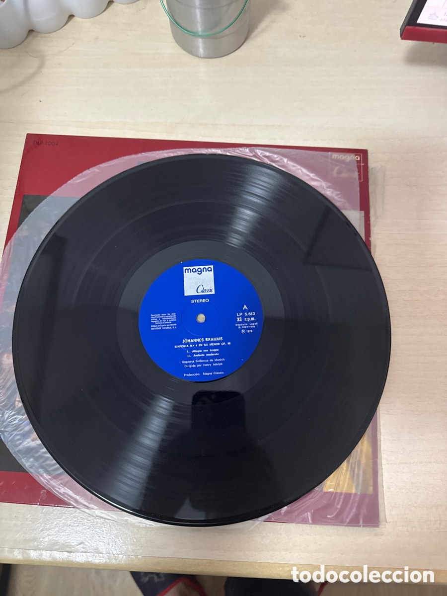 Discos de vinilo: DISCO VINILO BRAHMS M&Uuml;NCHNER SYMPHONIKER HENRY ADOLPH 1978 - Foto 2