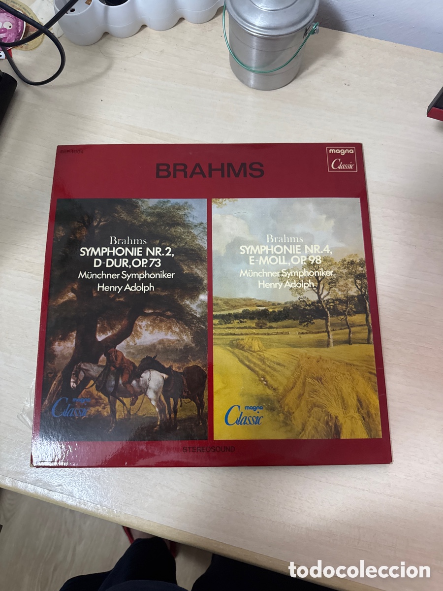 Discos de vinilo: DISCO VINILO BRAHMS M&Uuml;NCHNER SYMPHONIKER HENRY ADOLPH 1978 - Foto 7