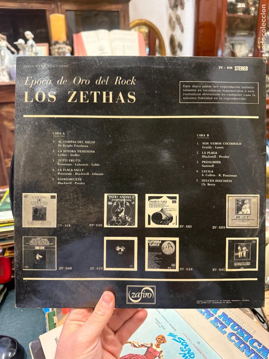 Discos de vinilo: LP LOS ZETHAS - EPOCA DE ORO DEL ROCK - Foto 2