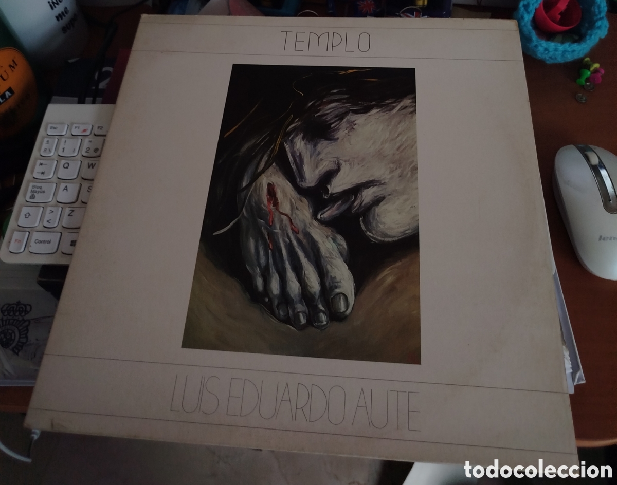 Discos de vinilo: Luis Eduardo Aute - Templo. Doble LP