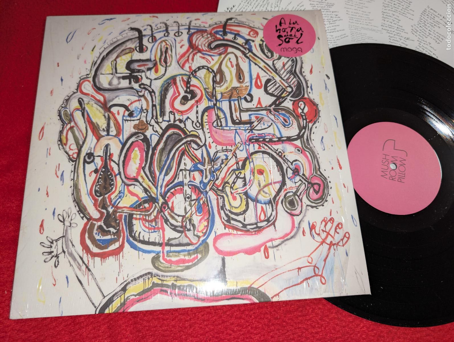 Discos de vinilo: MAGA A la hora del sol LP 2010 Mushroom Pillow INDIE PLANETAS EX