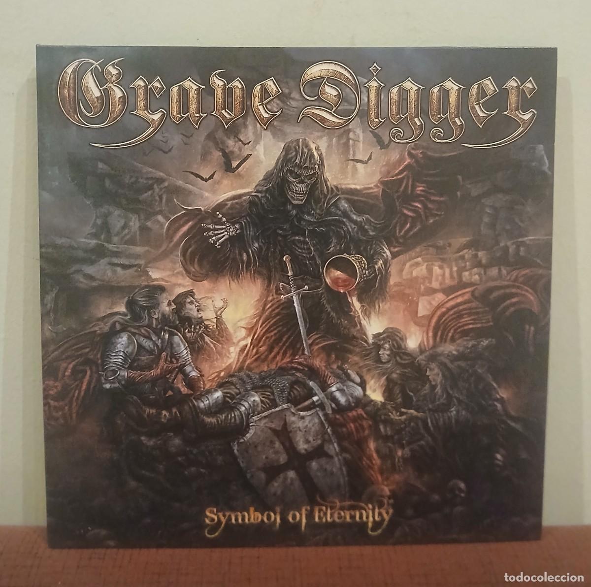 Discos de vinilo: VINILO SYMBOL OF ETERNITY - LP GATEFOLD DE COLOR Y COMO NUEVO DE GRAVE DIGGER UNICO EN TODOCOLECCION