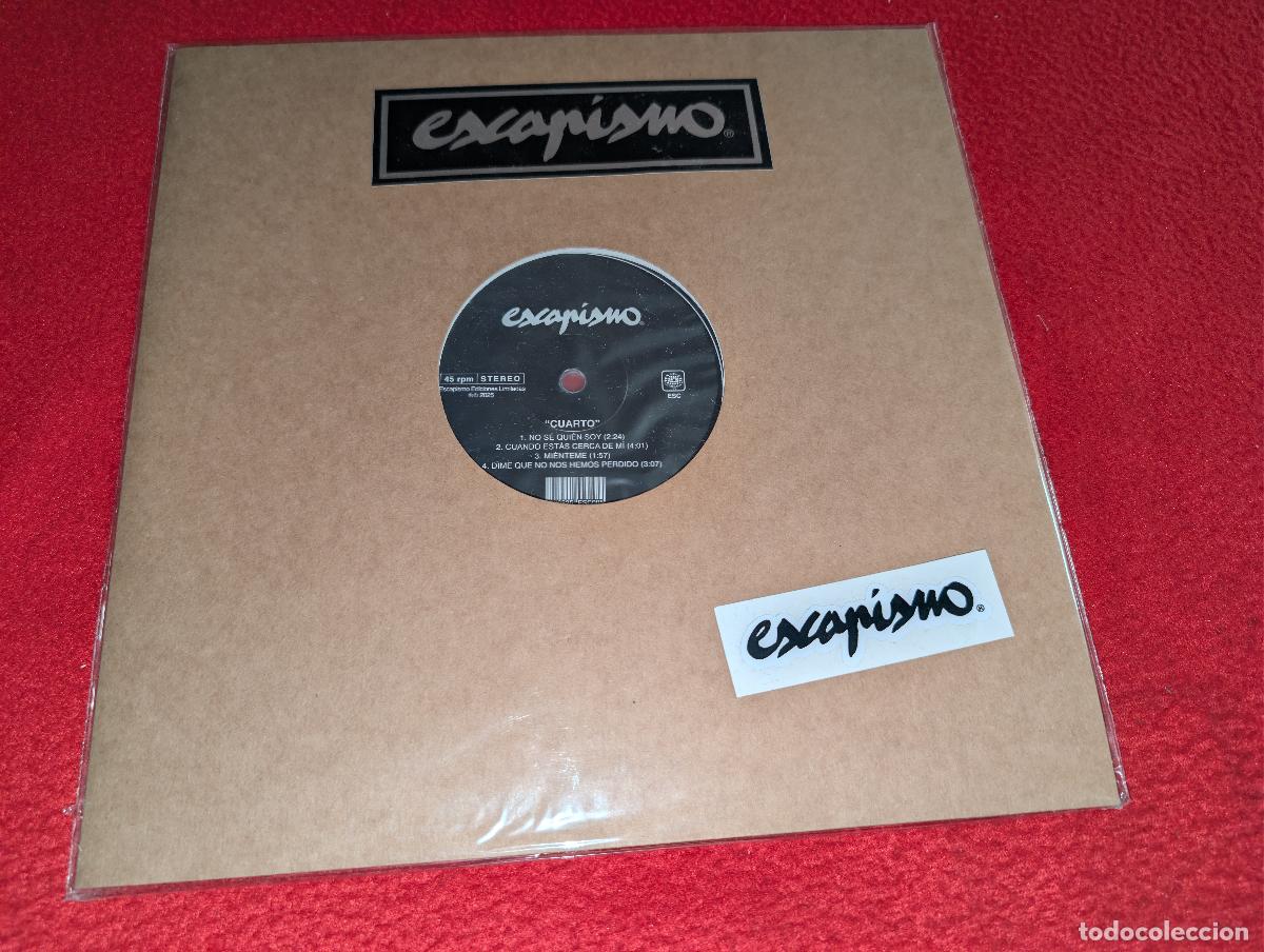 Discos de vinilo: ESCAPISMO IV No se quien soy +3 10'' MX 2025 privado 07/50 NUMERADO transparente NUEVO BRUNA