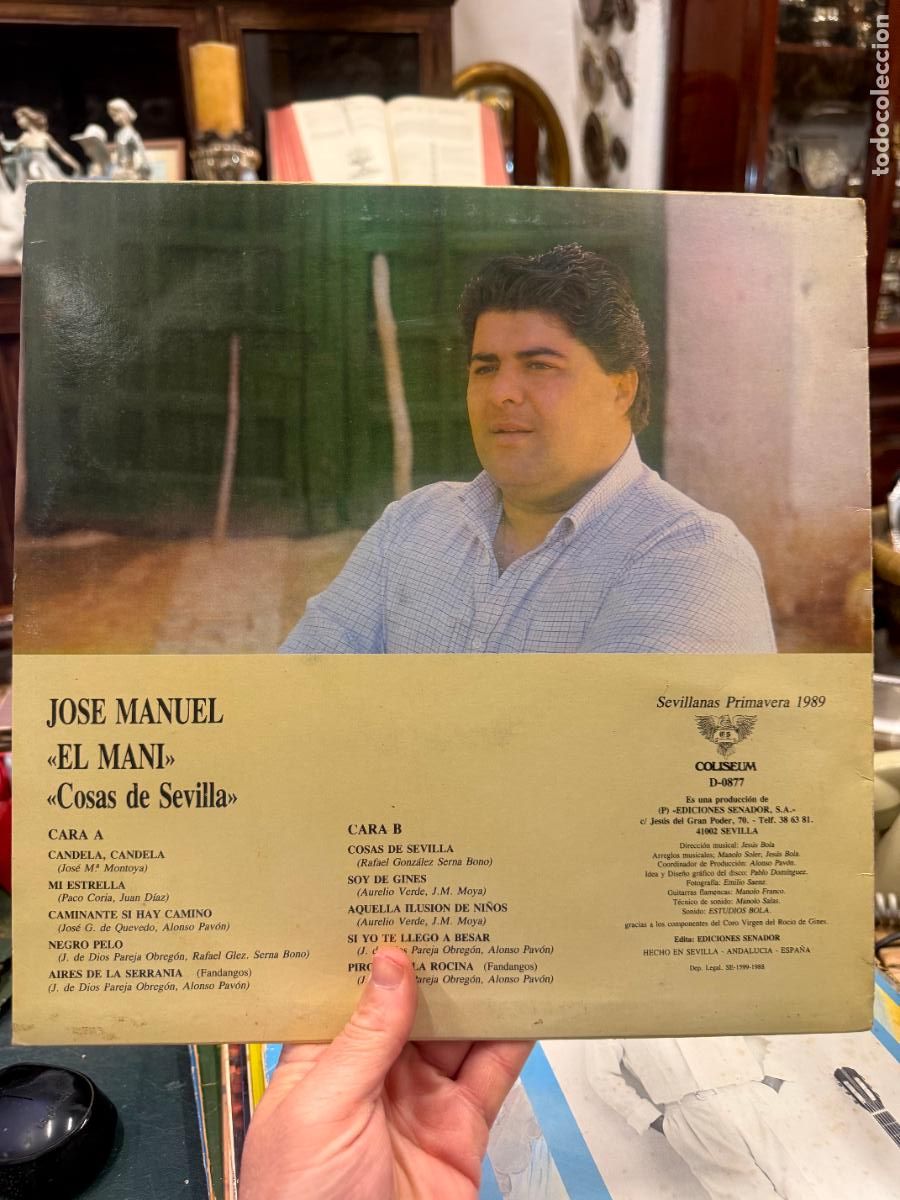 Discos de vinilo: LP EL MANI - COSAS DE SEVILLA - Foto 2