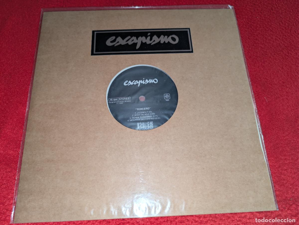 Discos de vinilo: ESCAPISMO III Llevame +3 10'' MX 2023 privado 14/25 NUMERADO transparente NUEVO bruna