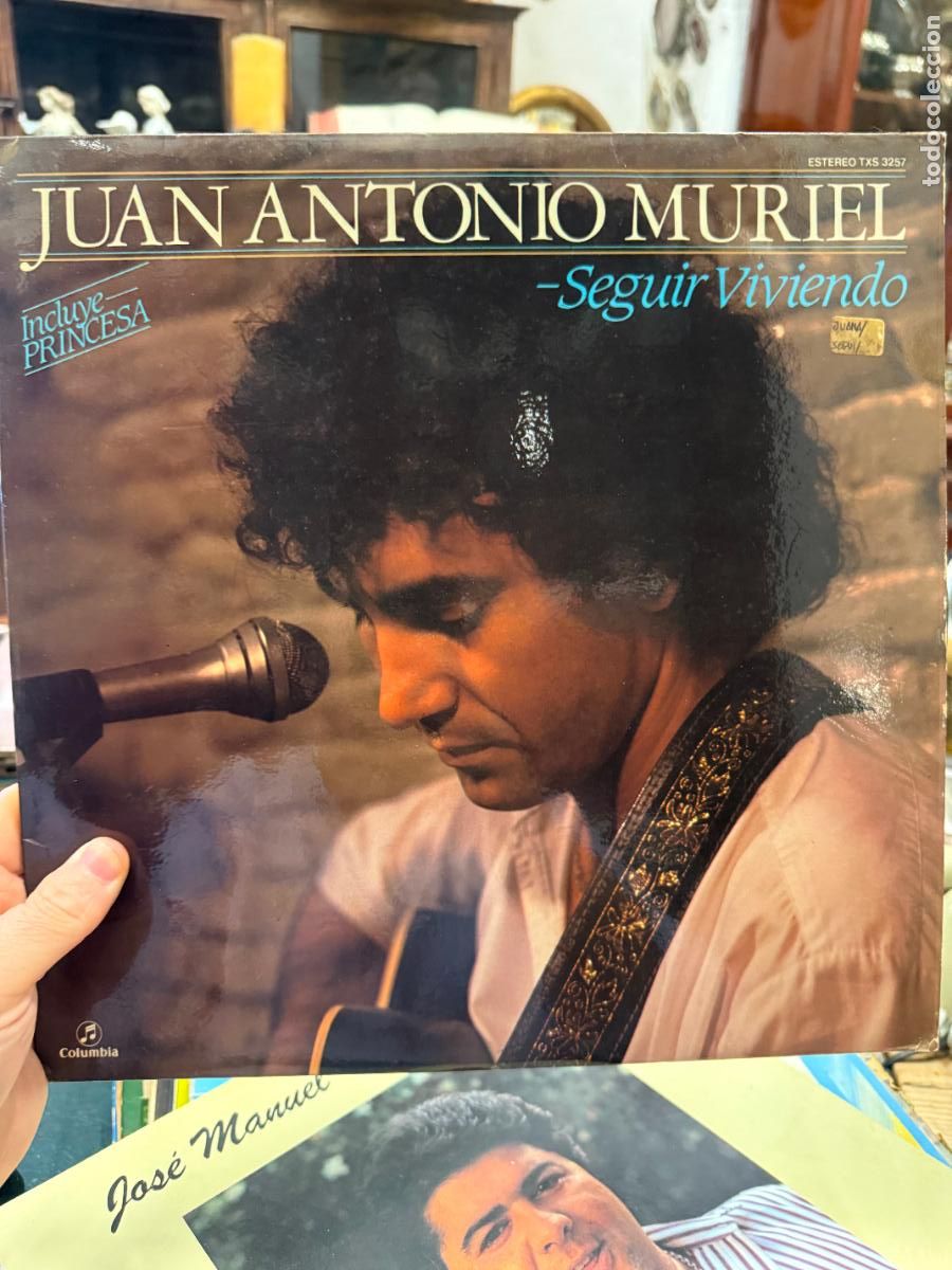 Discos de vinilo: LP JUAN ANTONIO MURIEL - SEGUIR VIVIENDO