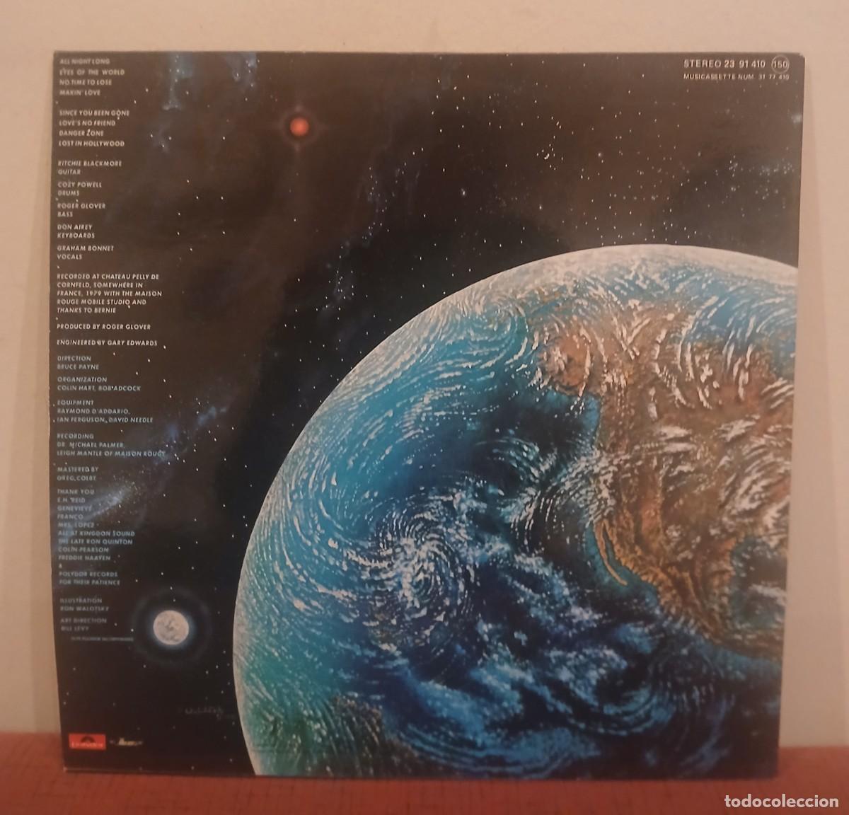 Discos de vinilo: VINILO DOWN TO EARTH - LP DE RAINBOW COMO NUEVO - Foto 2