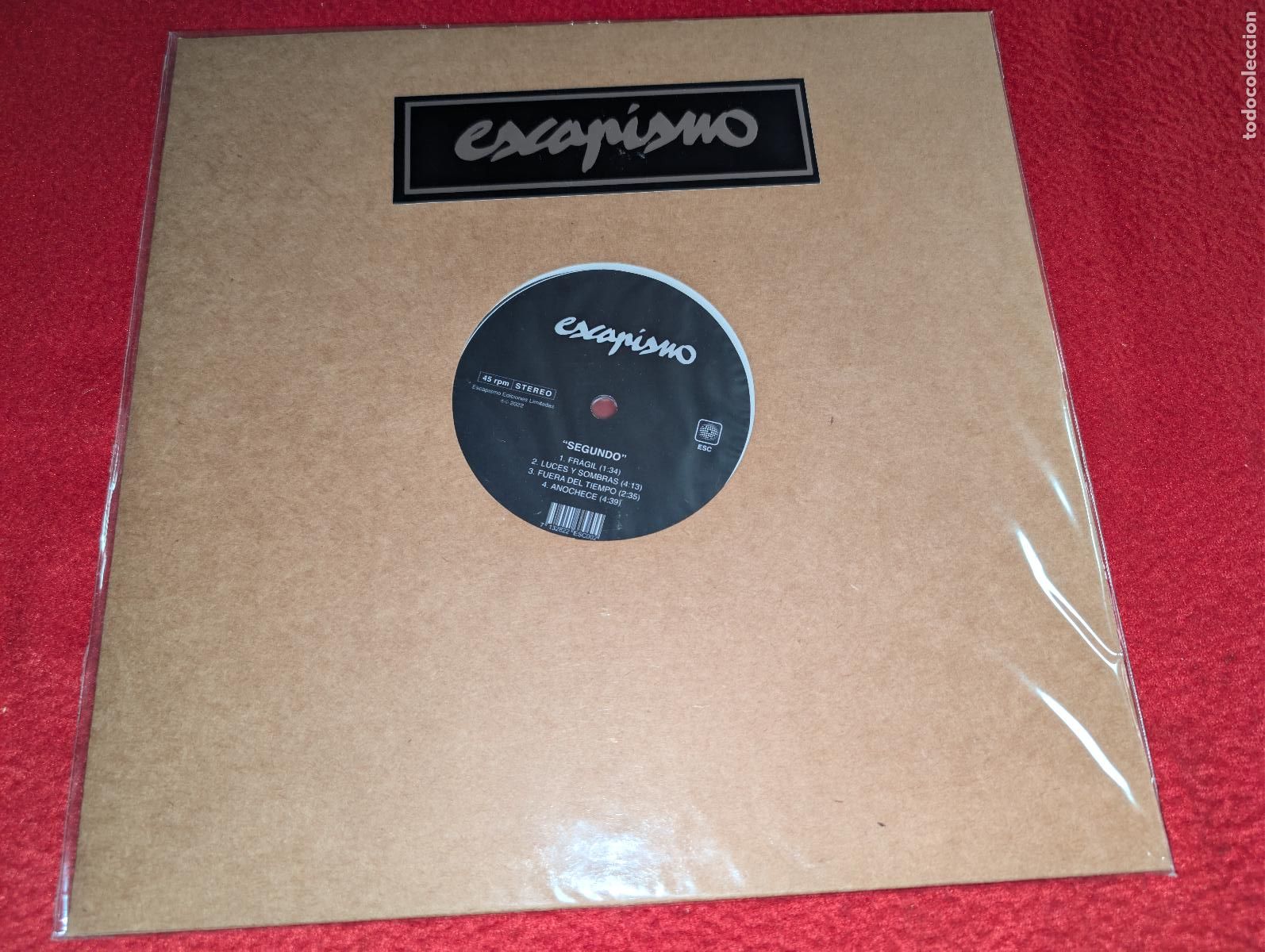 Discos de vinilo: ESCAPISMO II Fragil 10'' MX 2022 privado 08/25 NUMERADO vinilo NEGRO NUEVO bruna
