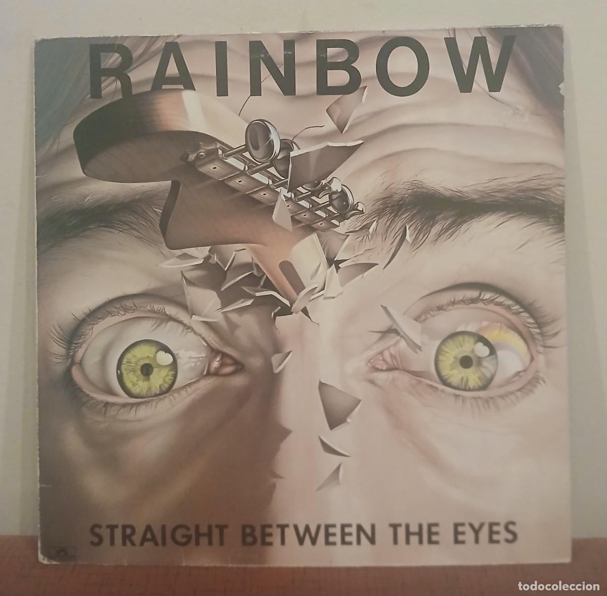 Discos de vinilo: VINILO STRAIGHT BETWEEN THE EYES - LP DE RAINBOW EN MUY BUEN ESTADO