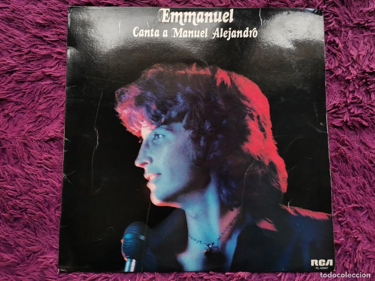 Discos de vinilo: Emmanuel &ndash; Emmanuel Canta A Manuel Alejandro Vinilo LP 1980 Spain PL-40807