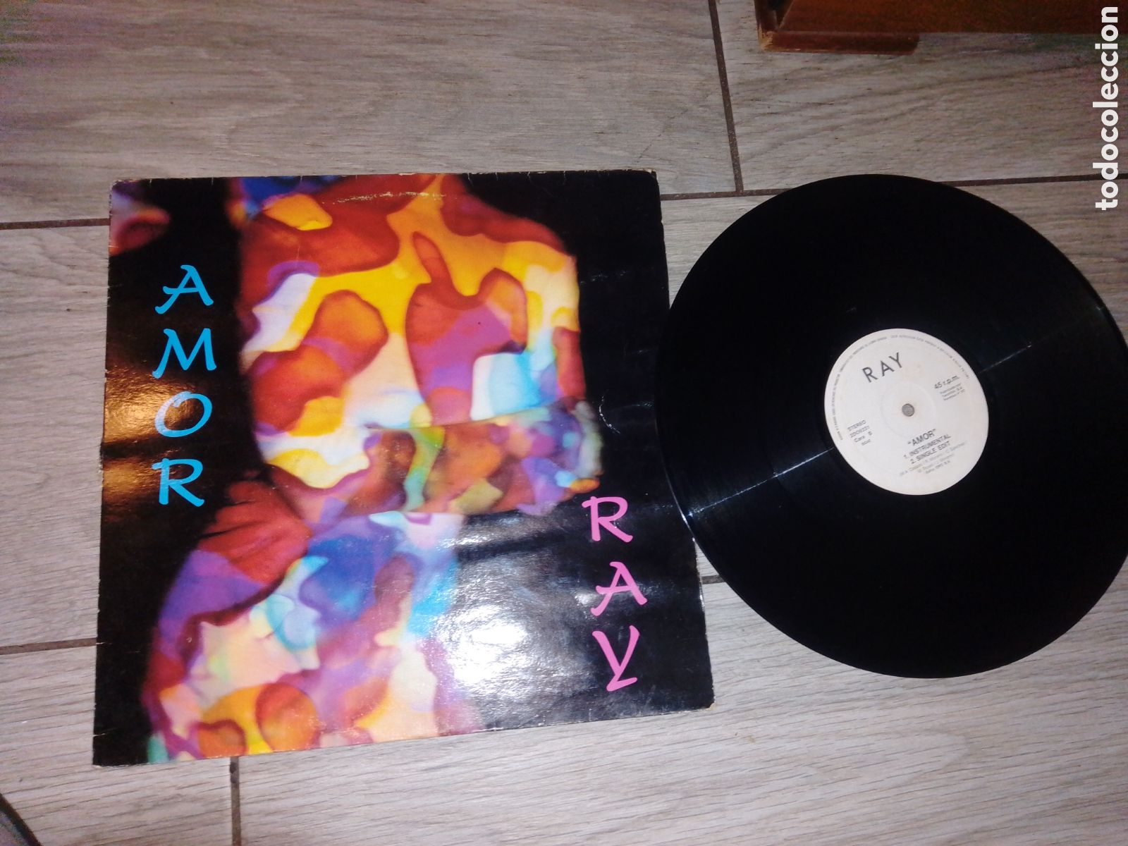 Discos de vinilo: RAY - AMOR - MAXI - DRO - 45 RPM - LV -