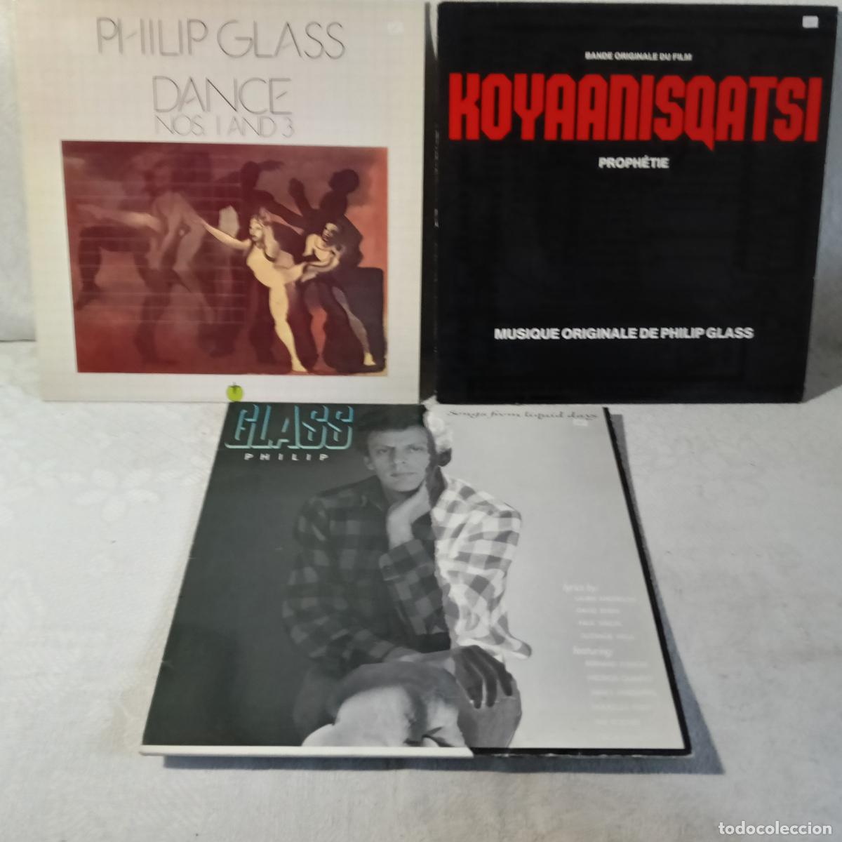 Discos de vinilo: PHILIP GLASS Lote 3 Lps NUEVOS .Ver titulos y dem&aacute;s informaci&oacute;n en fotos. Posible venta separados