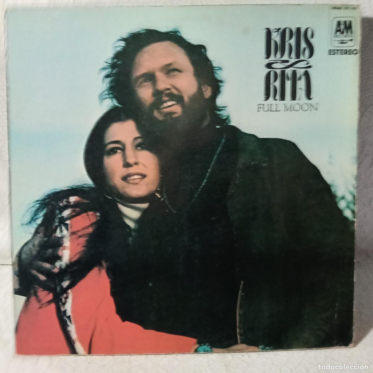 Discos de vinilo: KRIS & RITA Full Moon Lp Spain 1973 Portada doble Excelente estado .Ver titulos y dem&aacute;s informaci&oacute;n