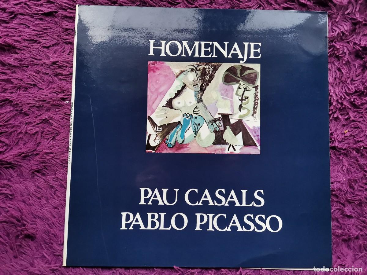 Discos de vinilo: Pau Casals &ndash; Homenaje A Pau Casals Y Pablo Picasso Vinilo LP 1973 Spain Gatefold LSP 13087