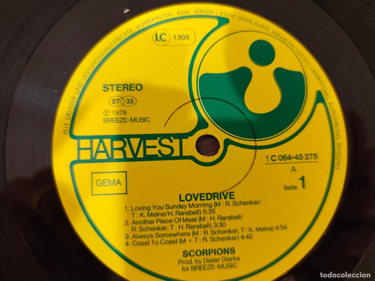 Discos de vinilo: Scorpions &ndash; Lovedrive- (1979) LP disco vinilo - Foto 3