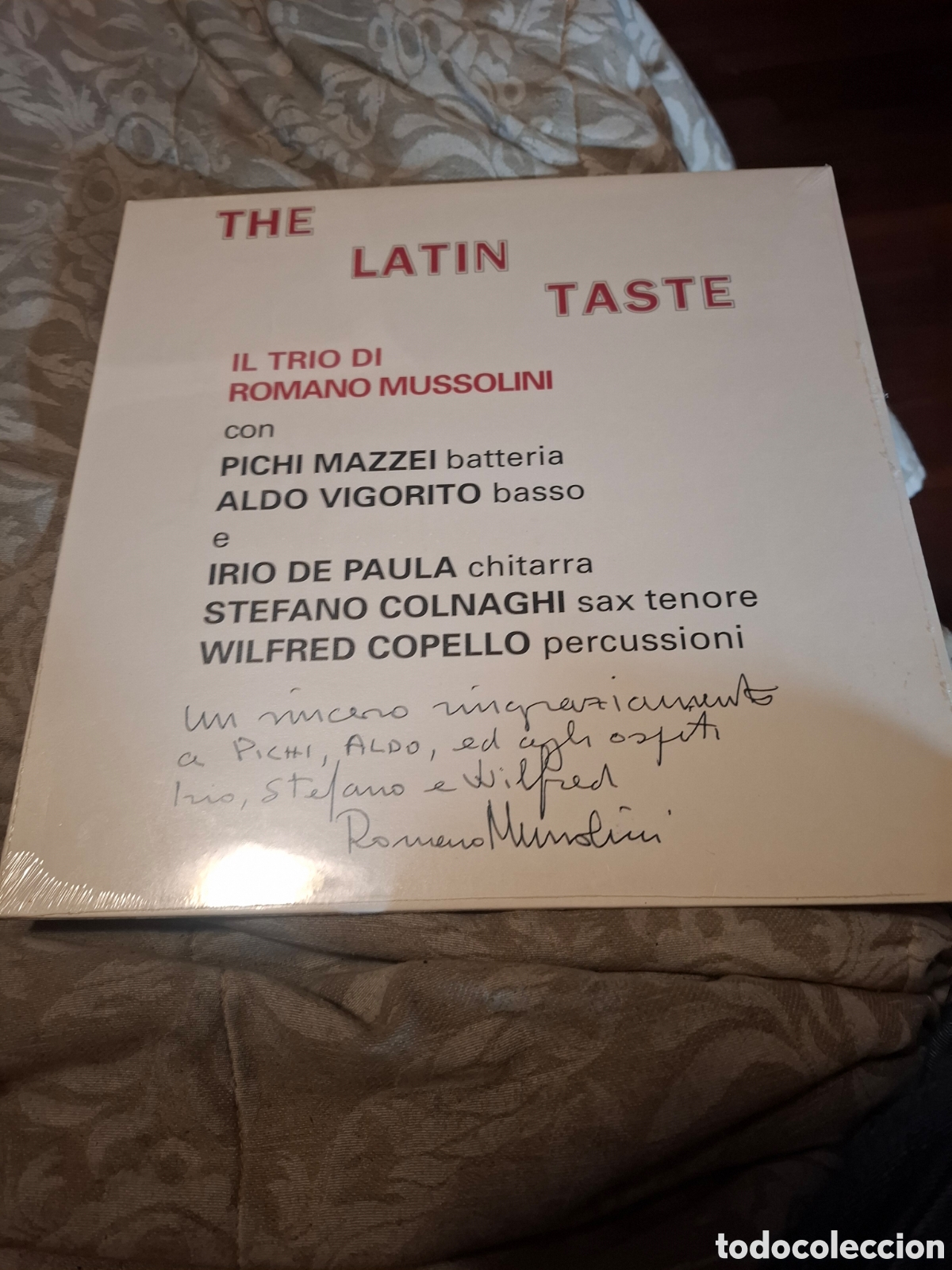 Discos de vinilo: The Latin Taste. IL Trio Di Romano Mussolini Reed Schema records