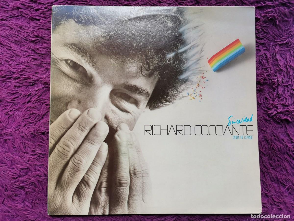 Discos de vinilo: Ricardo Cocciante &ndash; Sinceridad Vinilo LP 1983 Spain EPC - 25876