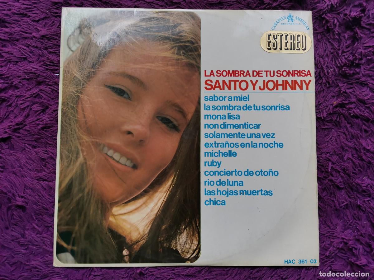 Discos de vinilo: Santo Y Johnny &ndash; La Sombra De Tu Sonrisa Vinilo LP 1966 Spain HAC 361-03