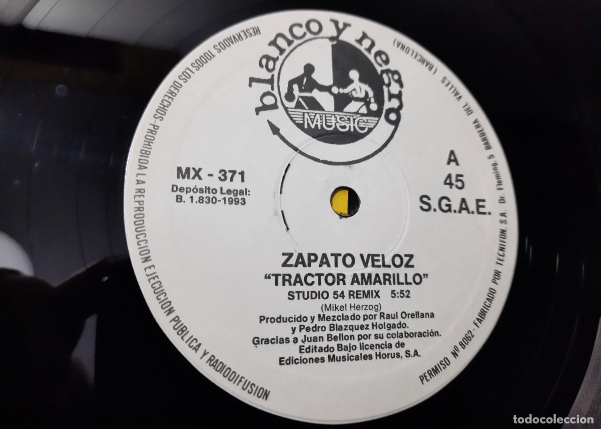 Discos de vinilo: Zapato veloz - Tractor amarillo remix - Foto 3