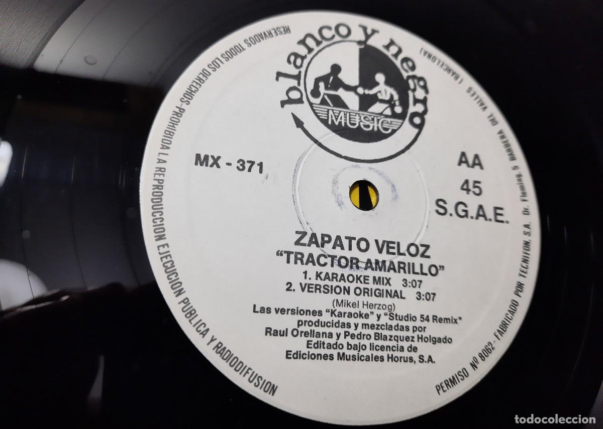 Discos de vinilo: Zapato veloz - Tractor amarillo remix - Foto 4
