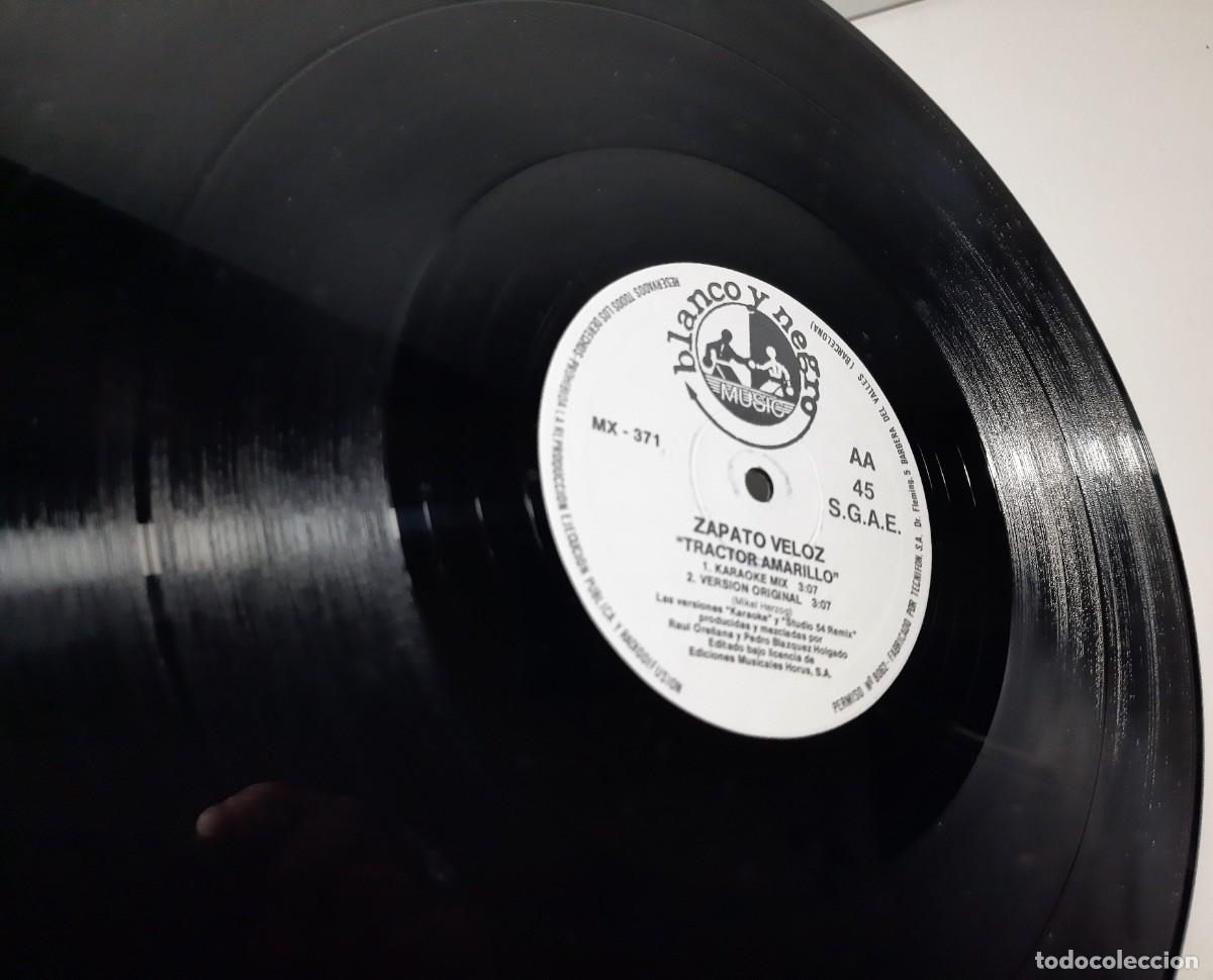 Discos de vinilo: Zapato veloz - Tractor amarillo remix - Foto 6