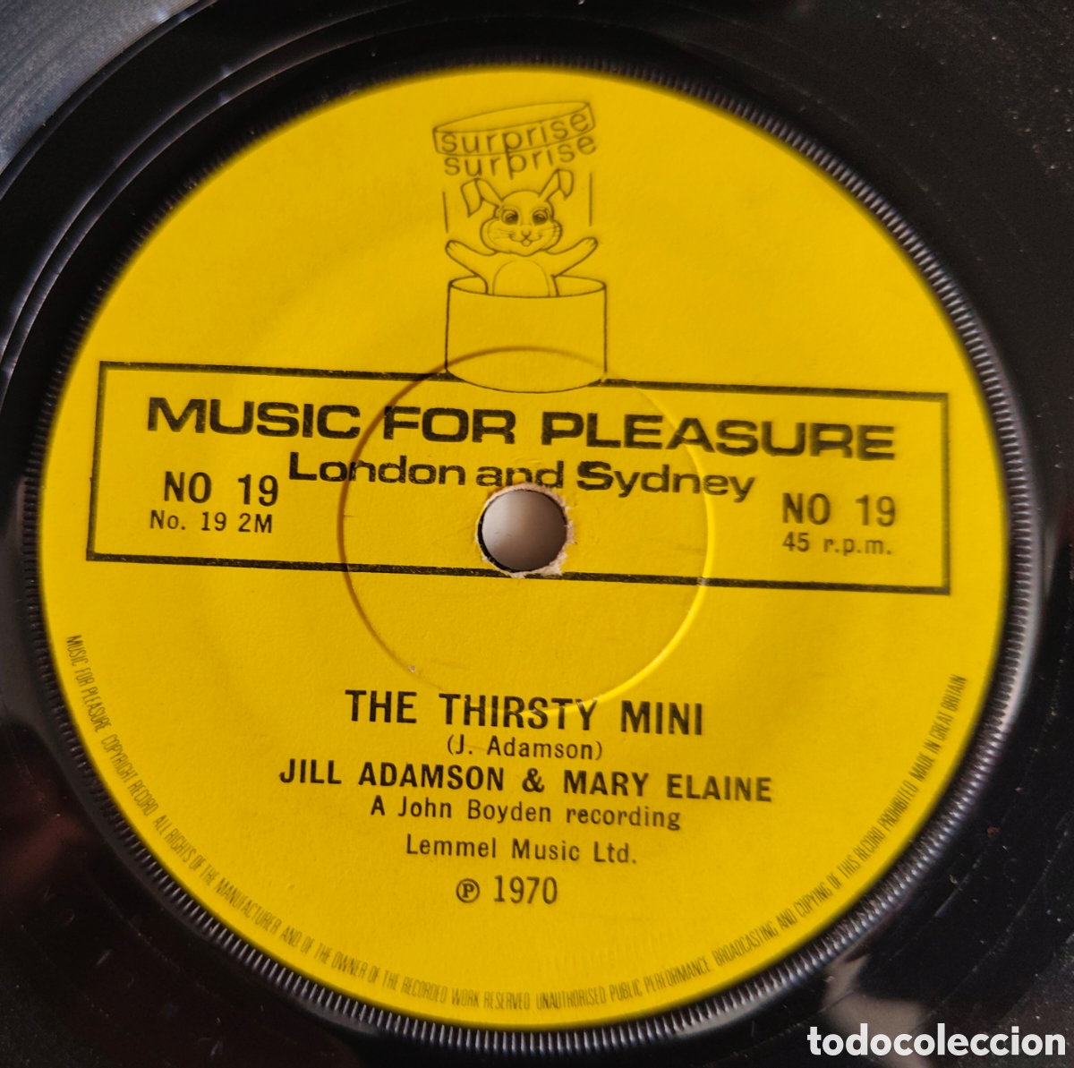 Discos de vinilo: The Big Red Bus (1970) disco de vinilo single - Foto 2