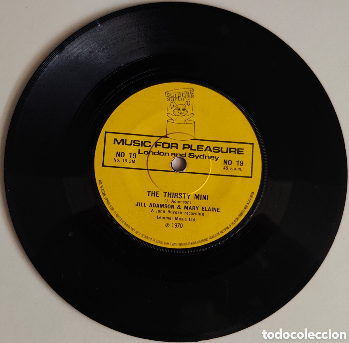 Discos de vinilo: The Big Red Bus (1970) disco de vinilo single - Foto 4