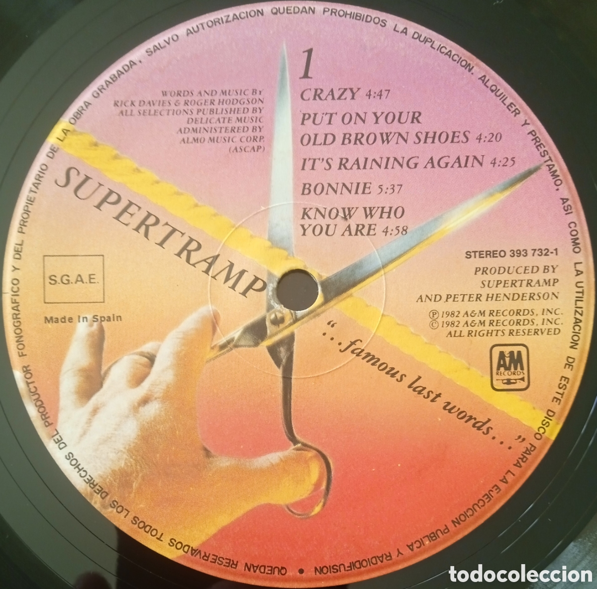 Discos de vinilo: Disco de vinilo Supertramp - Foto 5