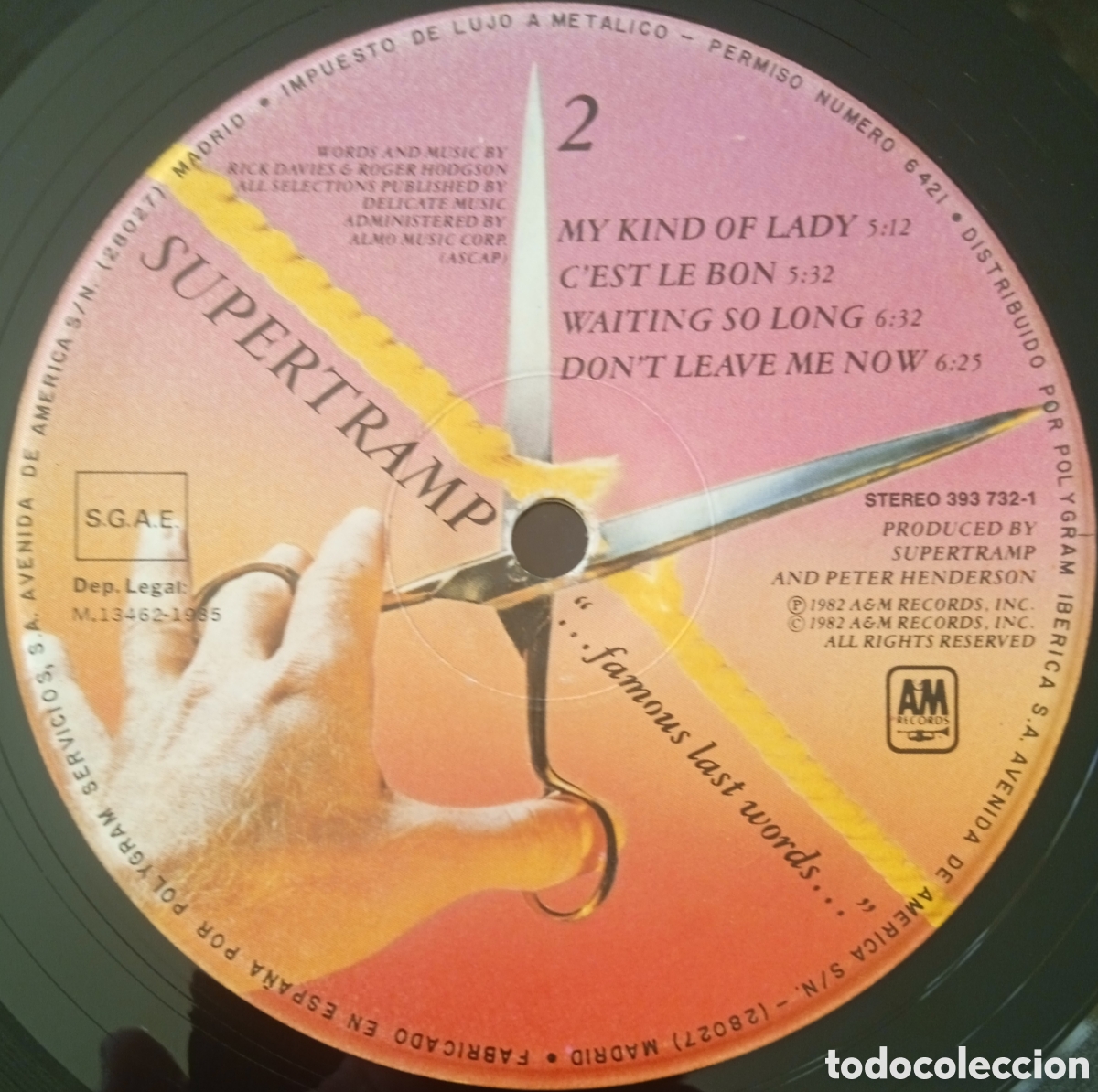 Discos de vinilo: Disco de vinilo Supertramp - Foto 6