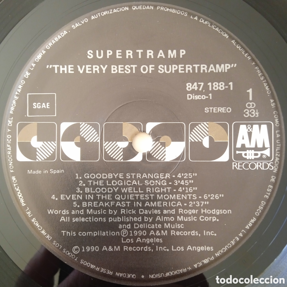 Discos de vinilo: Disco de vinilo Supertramp - Foto 3