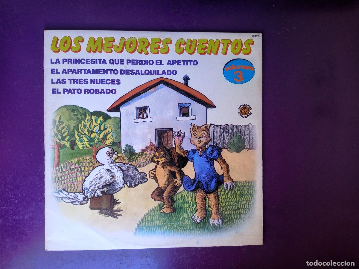 Discos de vinilo: LOS MEJORES CUENTOS VOL 3 - LP DOBLON - EL PATO ROBADO, LA PRINCESITA , LAS TRES NUECES, EL APARTAME