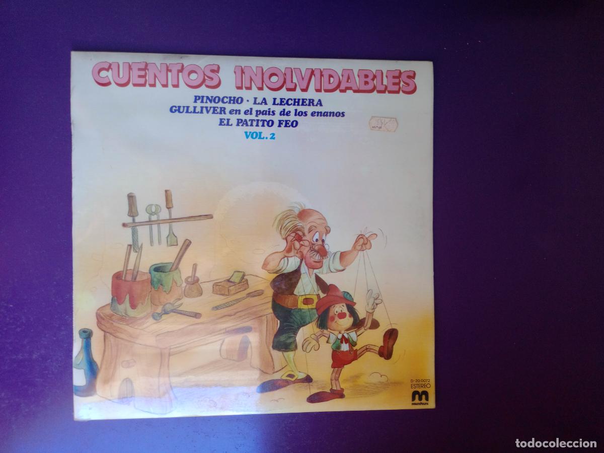 Discos de vinilo: CUENTOS INOLVIDABLES VOL 2 - LP MERCURIO 1981 PRECINTADO - PINOCHO, LA LECHERA, GULLIVER, PATITO FEO