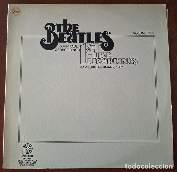 Discos de vinilo: The Beatles &ndash; 1st Live Recordings Vol. One &ndash; PICKWICK SPC-3661 (Canad&aacute;) &ndash; Compilaci&oacute;n 1979