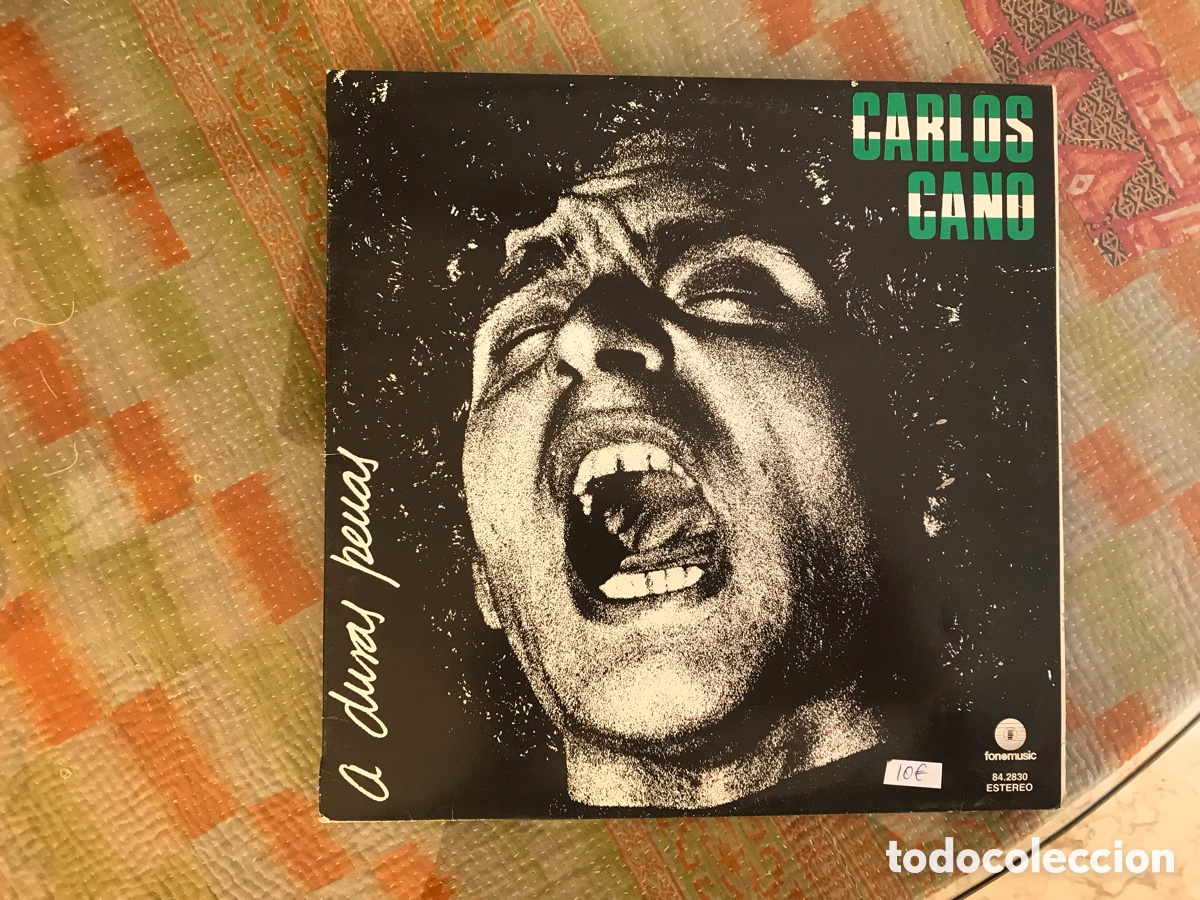Discos de vinilo: A duras penas. Carlos Cano. Fono Music.